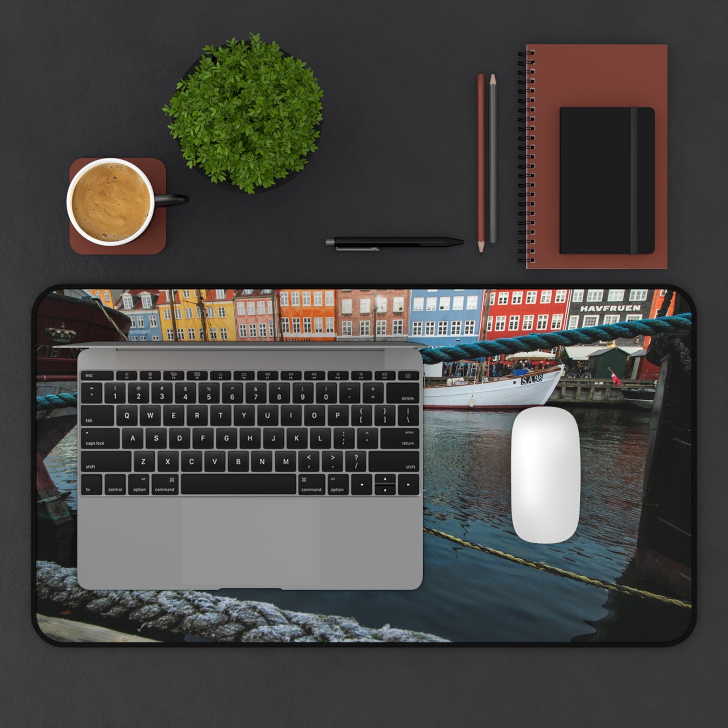 Nyhavn Harbor Desk Mat