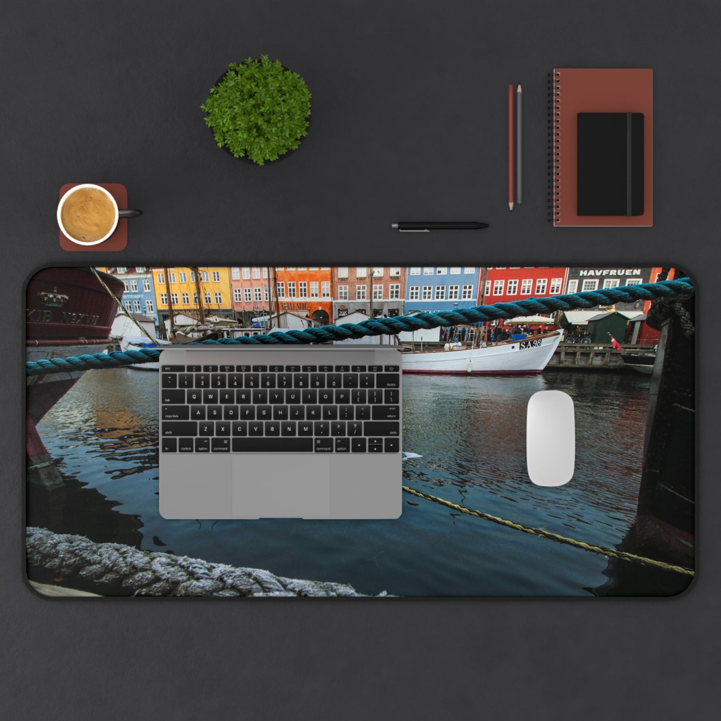 Nyhavn Harbor Desk Mat