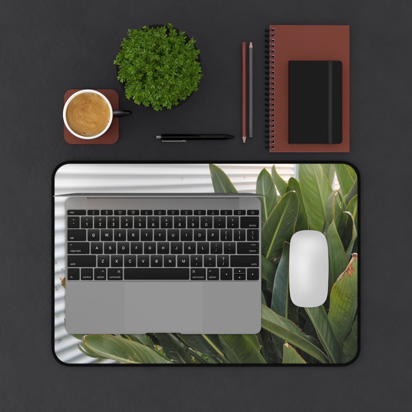 Paradise Leaves Desk Mat