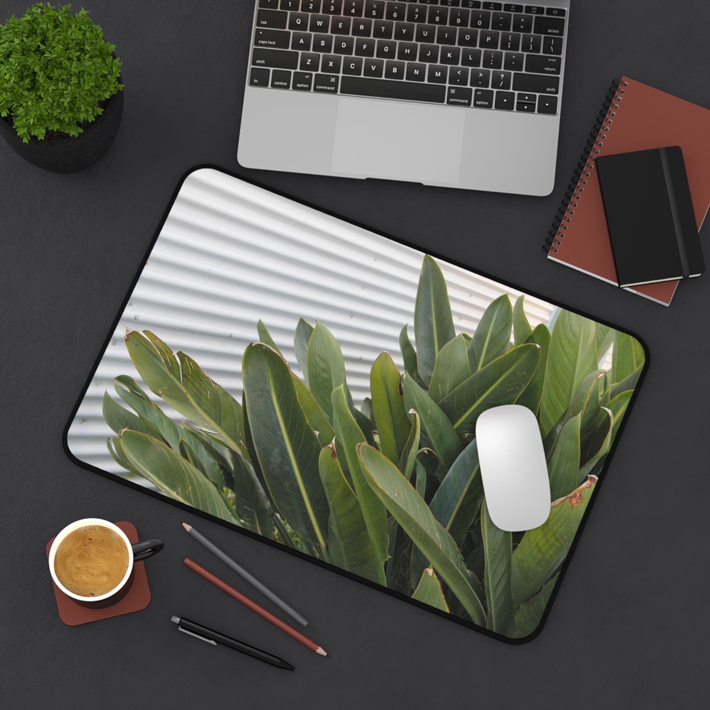 Paradise Leaves Desk Mat