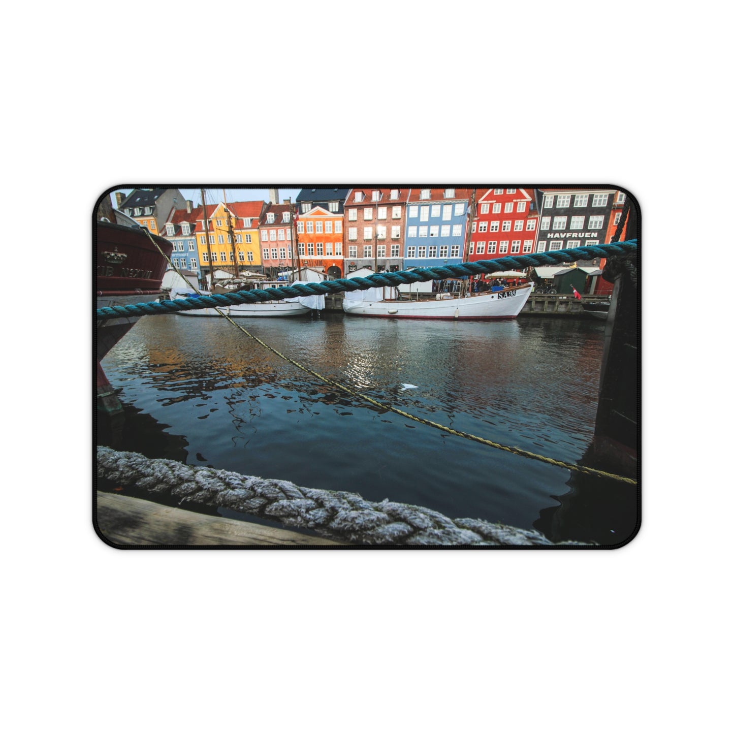 Nyhavn Harbor Desk Mat