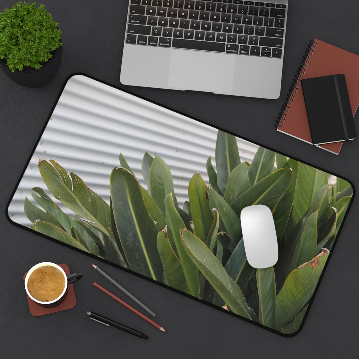 Paradise Leaves Desk Mat