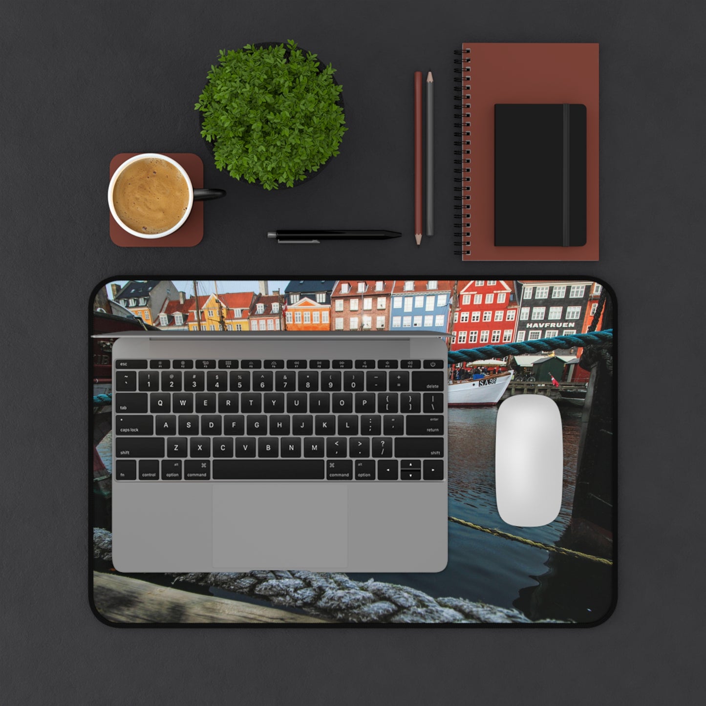 Nyhavn Harbor Desk Mat