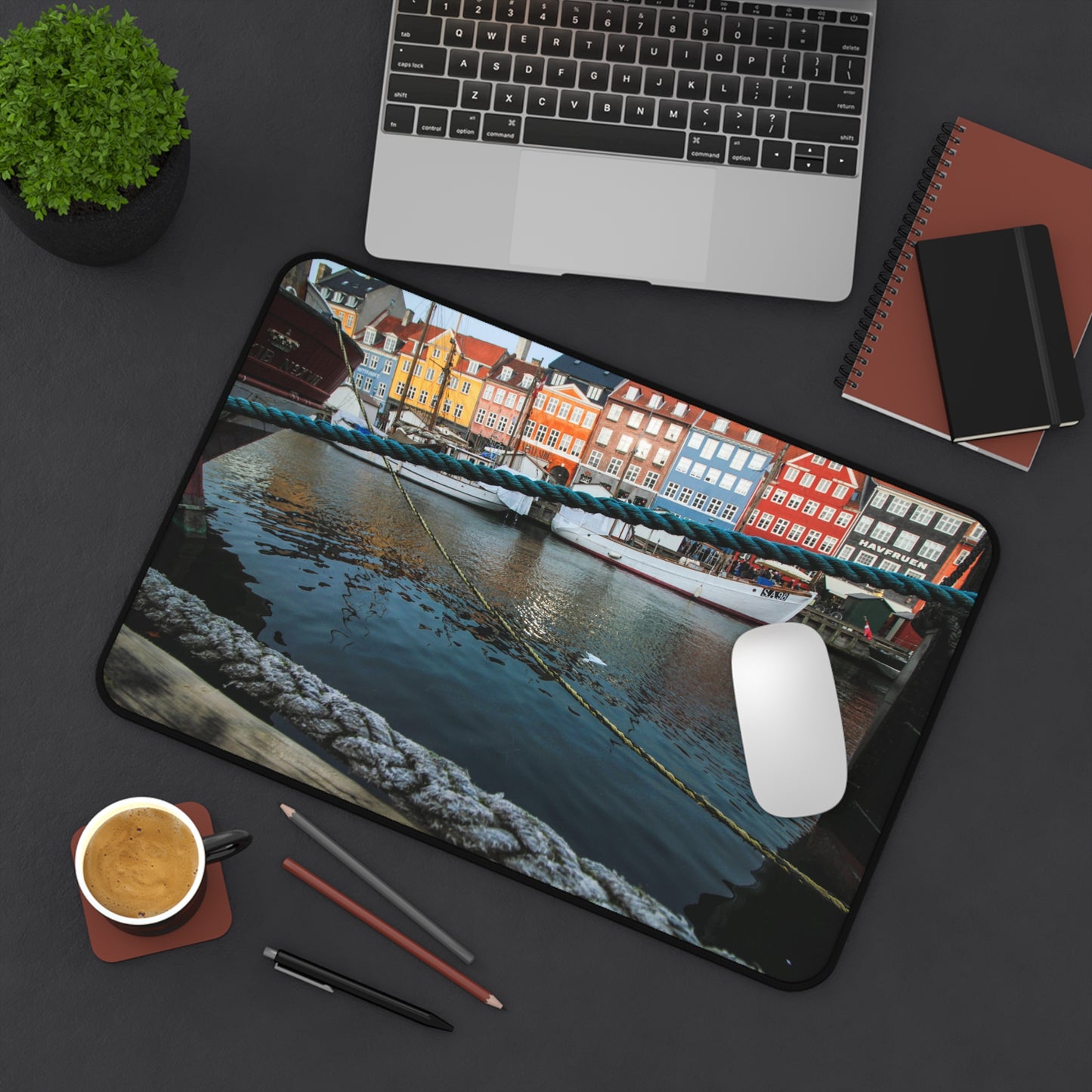 Nyhavn Harbor Desk Mat