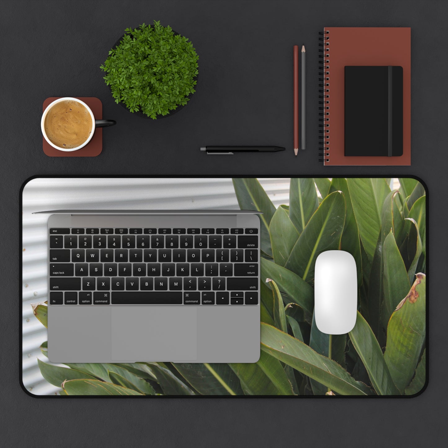 Paradise Leaves Desk Mat