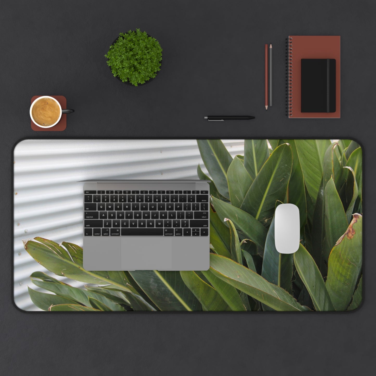 Paradise Leaves Desk Mat