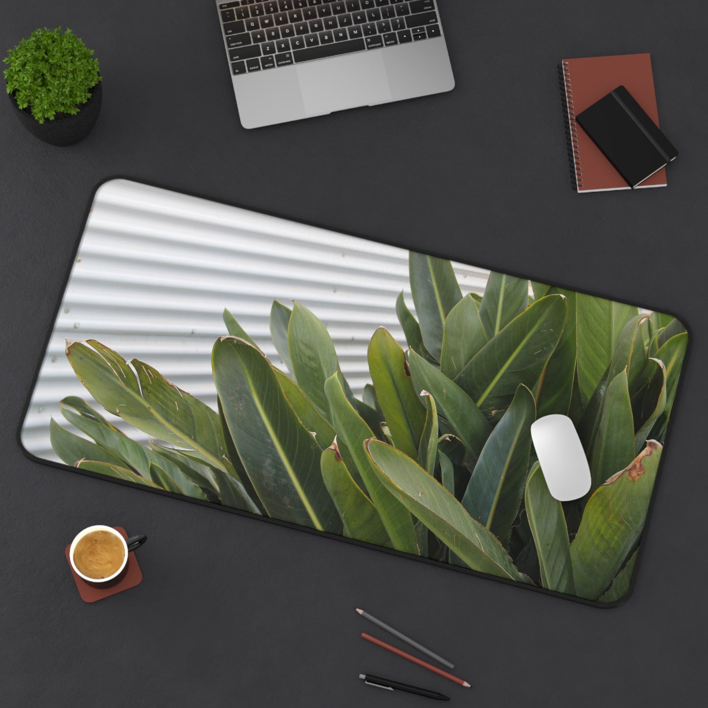 Paradise Leaves Desk Mat